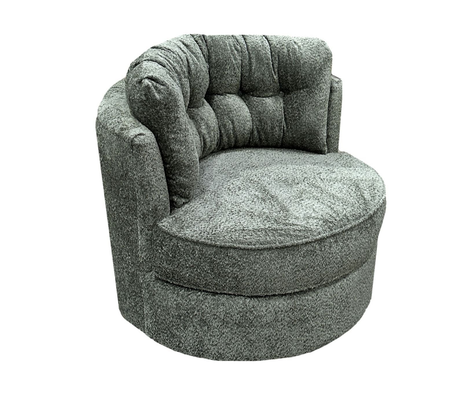 Globe Swivel Accent Chair - Fabric - Custom