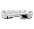 Glove 5 Piece Sectional - Power Reclining w/ Power Headrests - Stone Fabric