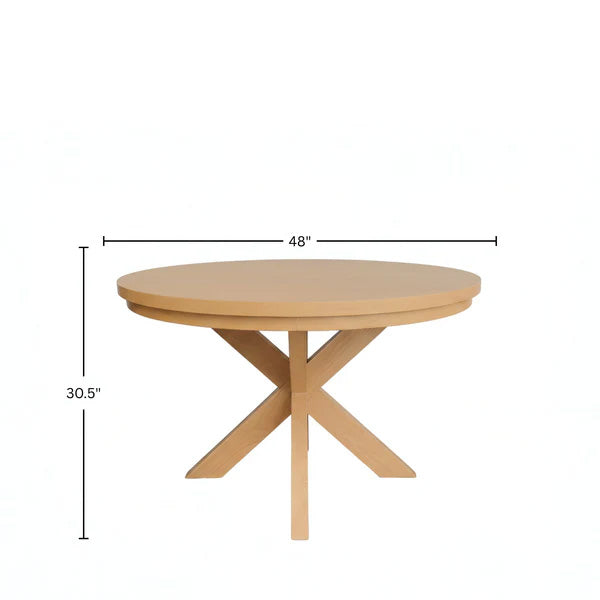 Griffey Round Dining Table - Natural