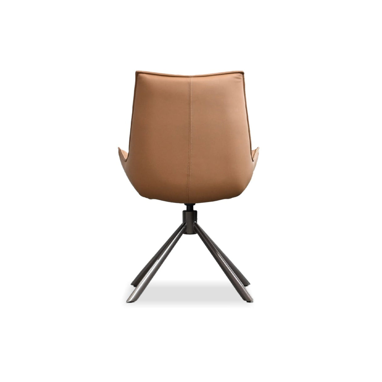 Giulia Swivel Dining Chair - Golden Rum
