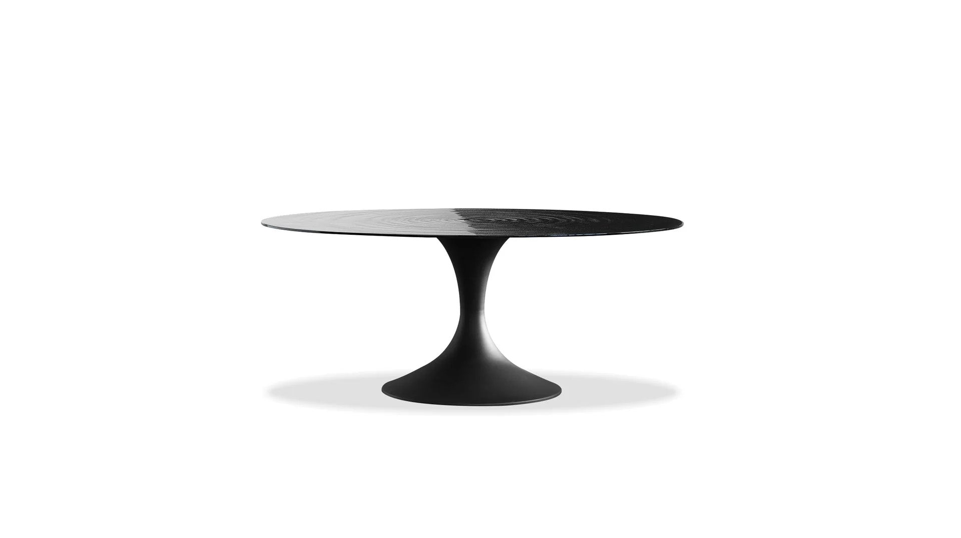 Halo Dining Table - Black Modern