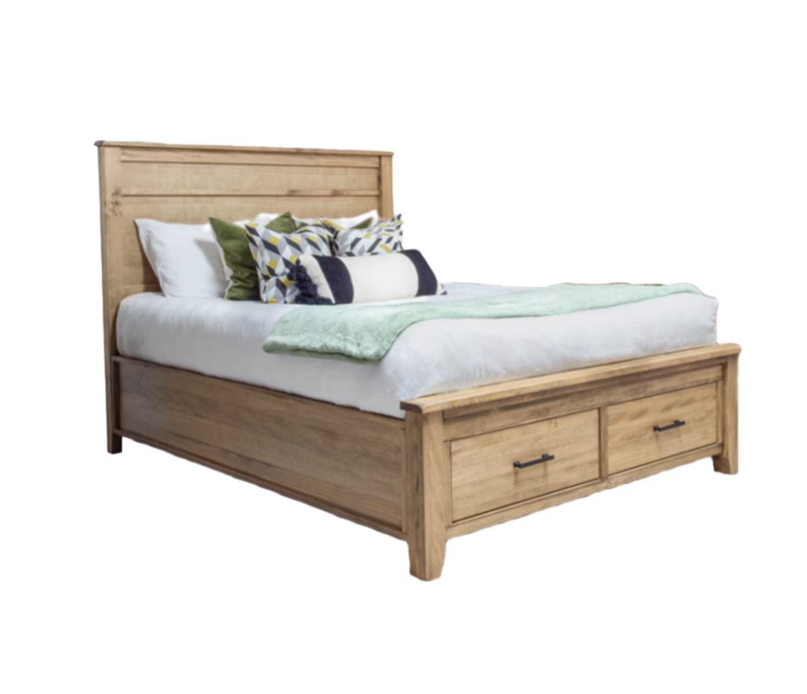 Harlow Storage Bed - Natural - Custom