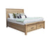 Harlow Storage Bed - Natural - Custom