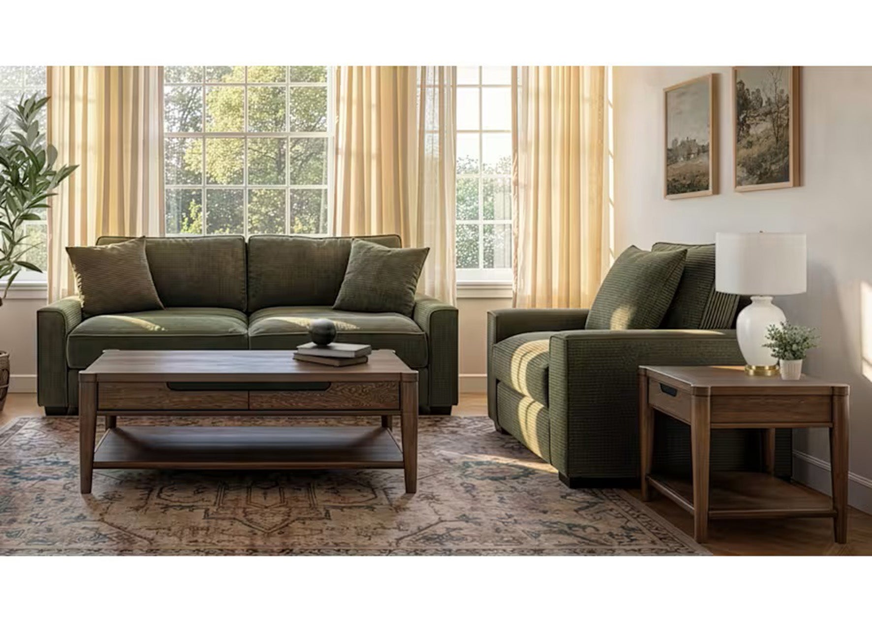 Harrow Sofa - Forest Green