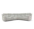 Highland 6 Piece Sectional - Power Reclining w/ Power Headrests - Parchment Fabric