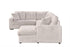 Hush 4 Piece Sectional w/ Pull-Out Sleeper - Greige Fabric
