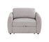 Idris Chair w/ Pull-Out Sleeper - Pebble Greige Fabric