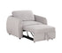 Idris Chair w/ Pull-Out Sleeper - Pebble Greige Fabric