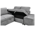 Kayden 3 Piece Sectional w/Pull-Out Sleeper - Dark Grey Fabric