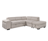 Kenna 3 Piece Sectional w/ Pull-Out Sleeper - Beige Fabric