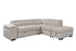 Kenna 3 Piece Sectional w/ Pull-Out Sleeper - Beige Fabric