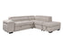 Kenna 3 Piece Sectional w/ Pull-Out Sleeper - Beige Fabric