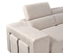 Kenna 3 Piece Sectional w/ Pull-Out Sleeper - Beige Fabric