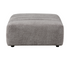 Lauren Ottoman - Pewter Boucle Fabric