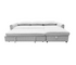 Leon 2 Piece Sectional w/ Pull-Out Sleeper - Grey Fog Fabric