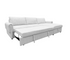 Leon 2 Piece Sectional w/ Pull-Out Sleeper - Grey Fog Fabric