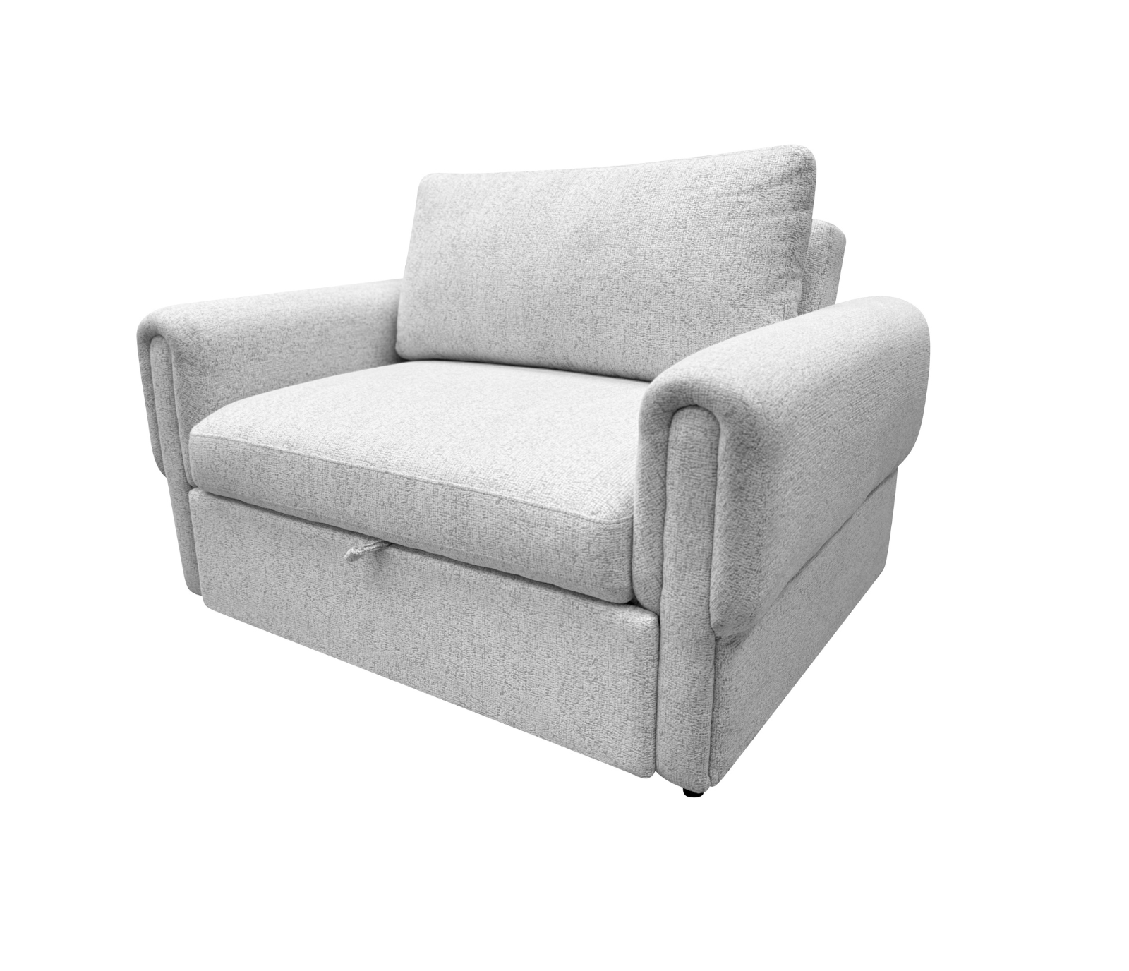 Leon Chair w/ Pull-Out Sleeper - Grey Fog Fabric