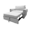 Leon Chair w/ Pull-Out Sleeper - Grey Fog Fabric