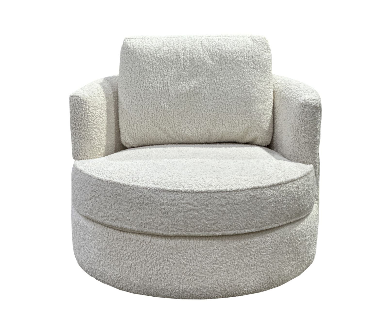McDavid Swivel Accent Chair - Fabric - Custom