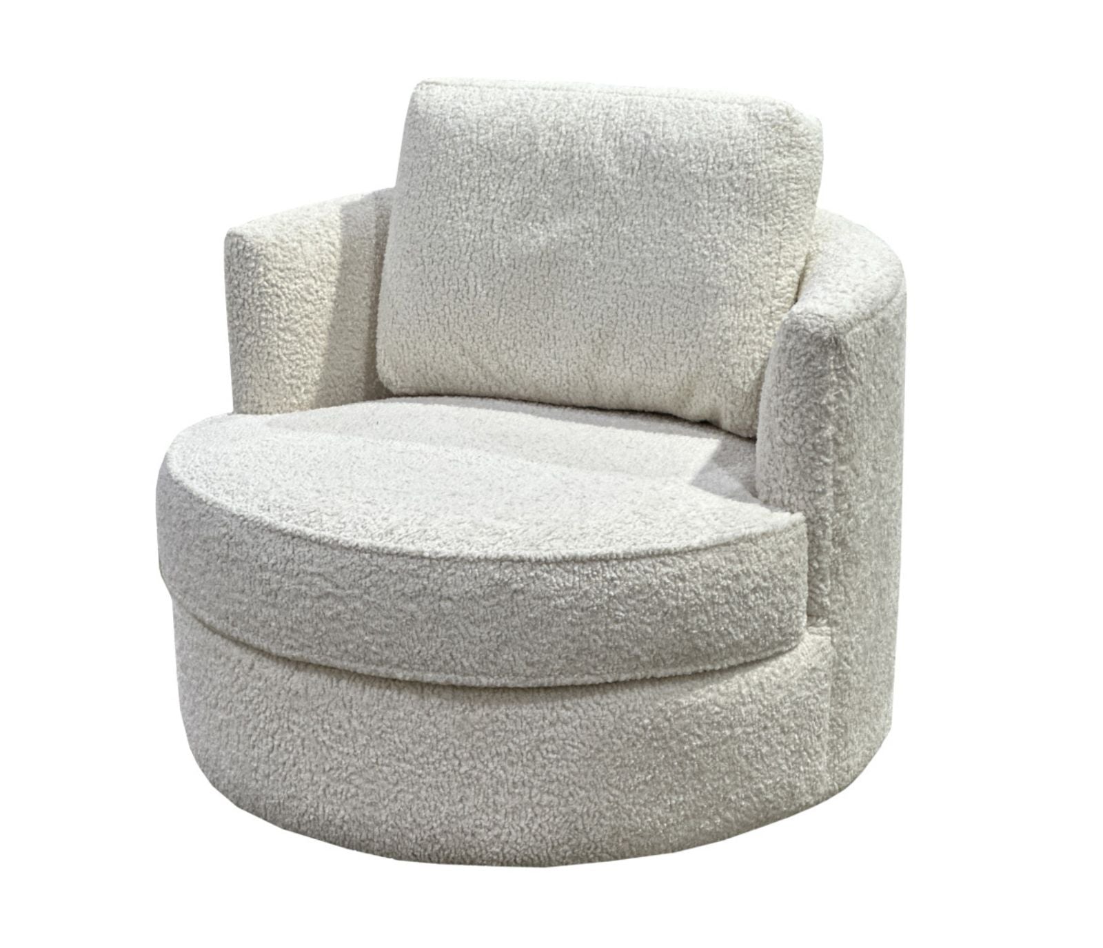 McDavid Swivel Accent Chair - Fabric - Custom