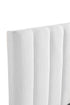 Marcel Upholstered Bed w/ Lift Storage - Blanco White Fabric