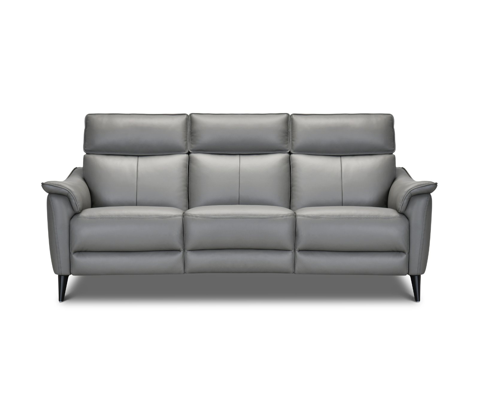 Marino Sofa - Power Reclining w/ Power Headrests - Dolphin Grey Leather