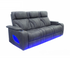 Maverick Sofa - Power Reclining w/ Power Headrests - Steel Blue Fabric