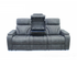 Maverick Sofa - Power Reclining w/ Power Headrests - Steel Blue Fabric