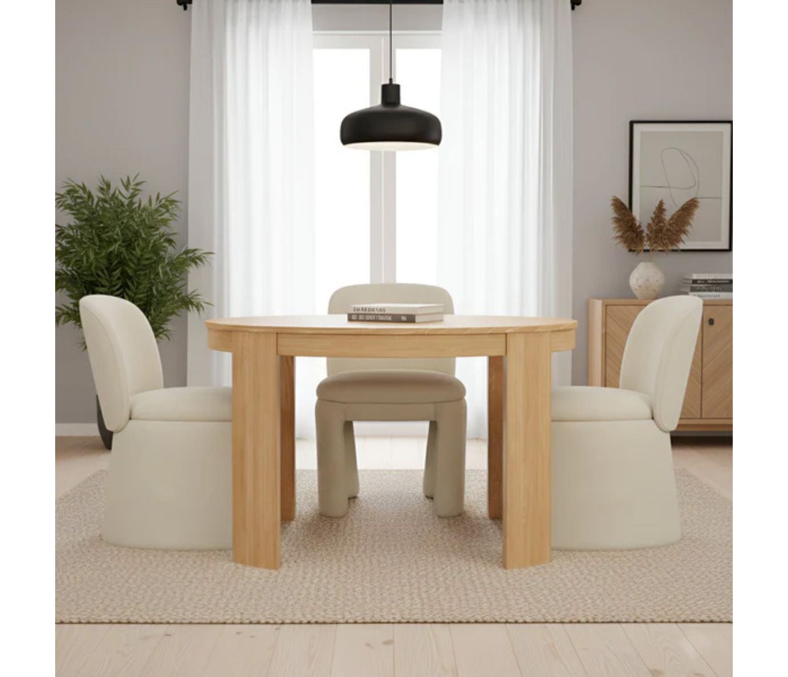 Mila Dining Chair - Beige