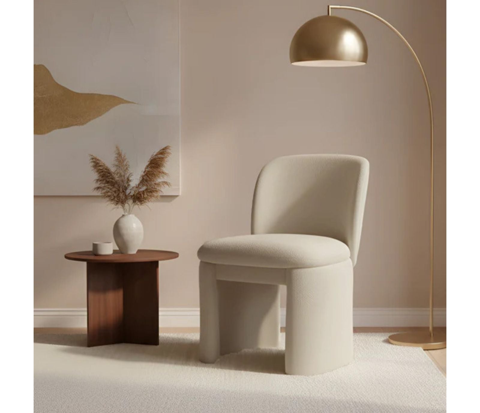 Mila Dining Chair - Beige