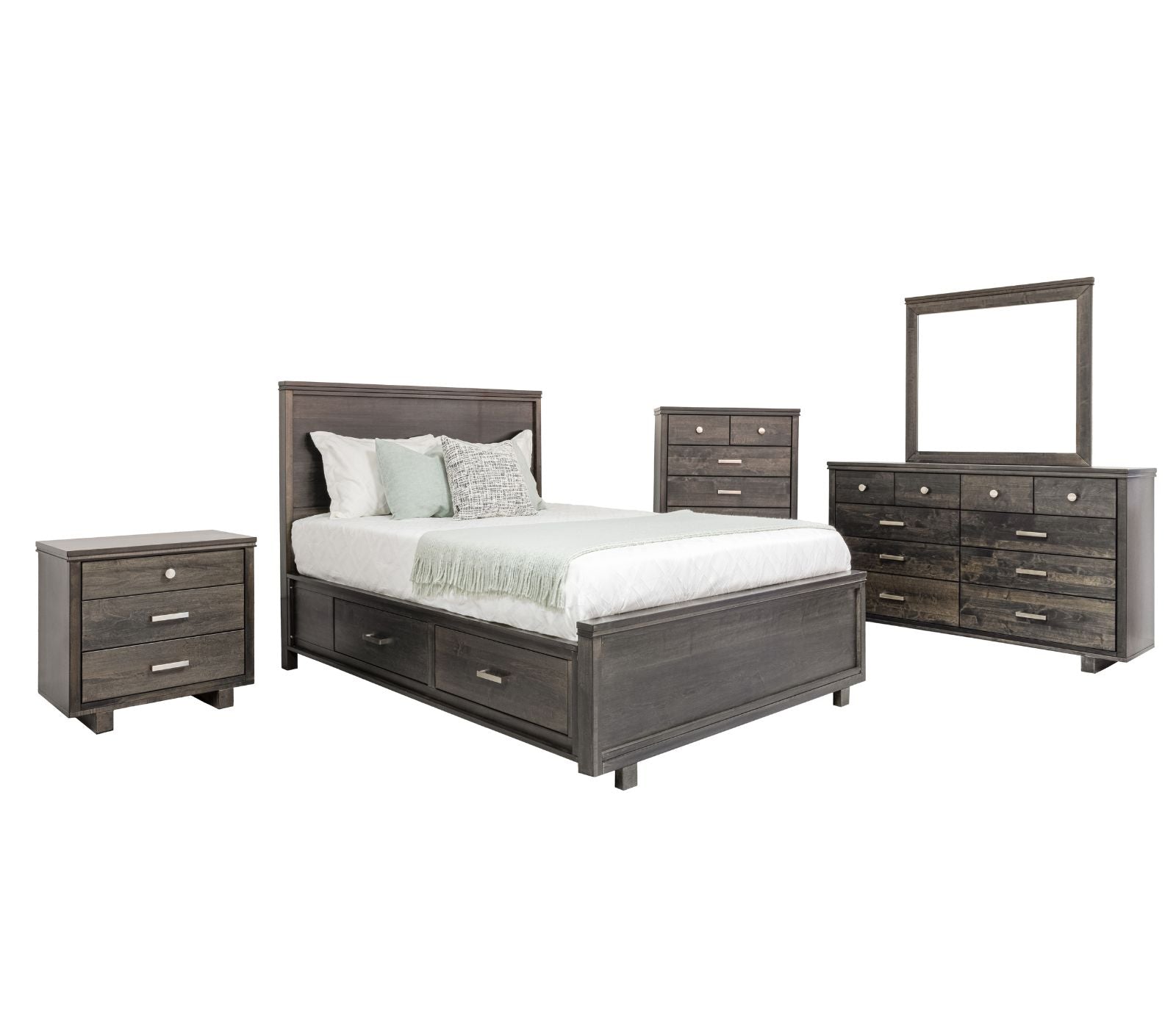 Milo Storage Bed - Onyx -  Custom