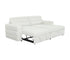 Montclair 2 Piece Sectional w/ Pull-Out Sleeper - Ivory Pebble Fabric