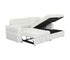 Montclair 2 Piece Sectional w/ Pull-Out Sleeper - Ivory Pebble Fabric