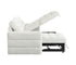 Montclair 2 Piece Sectional w/ Pull-Out Sleeper - Ivory Pebble Fabric