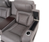 Monza Loveseat w/ Console - Triple Power & Massage - Grey Fabric
