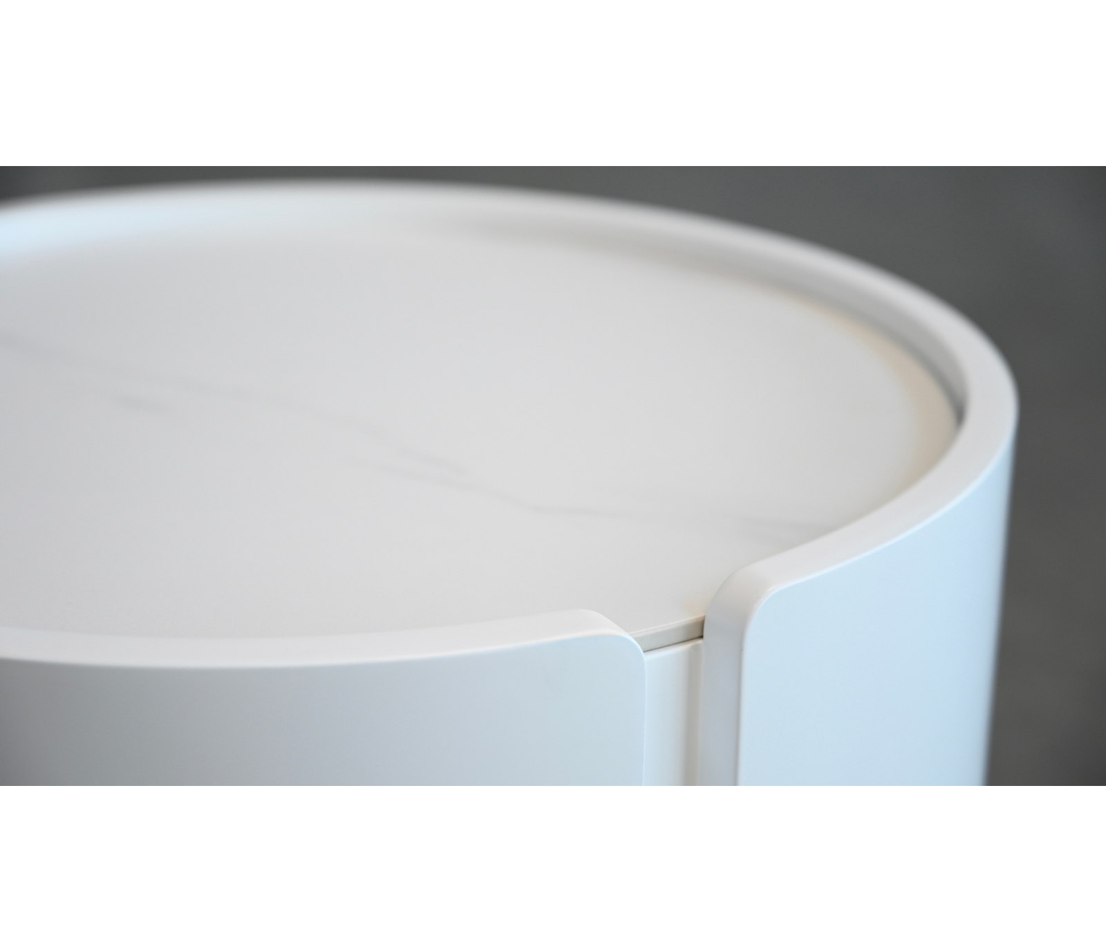 Burrow Nightstand - Matte White
