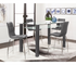 Napa 5 Piece Counter Dining Set - Rectangle - Grey