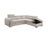 Nelly 2 Piece Sectional w/ Pull-Out Sleeper - Taupe Fabric