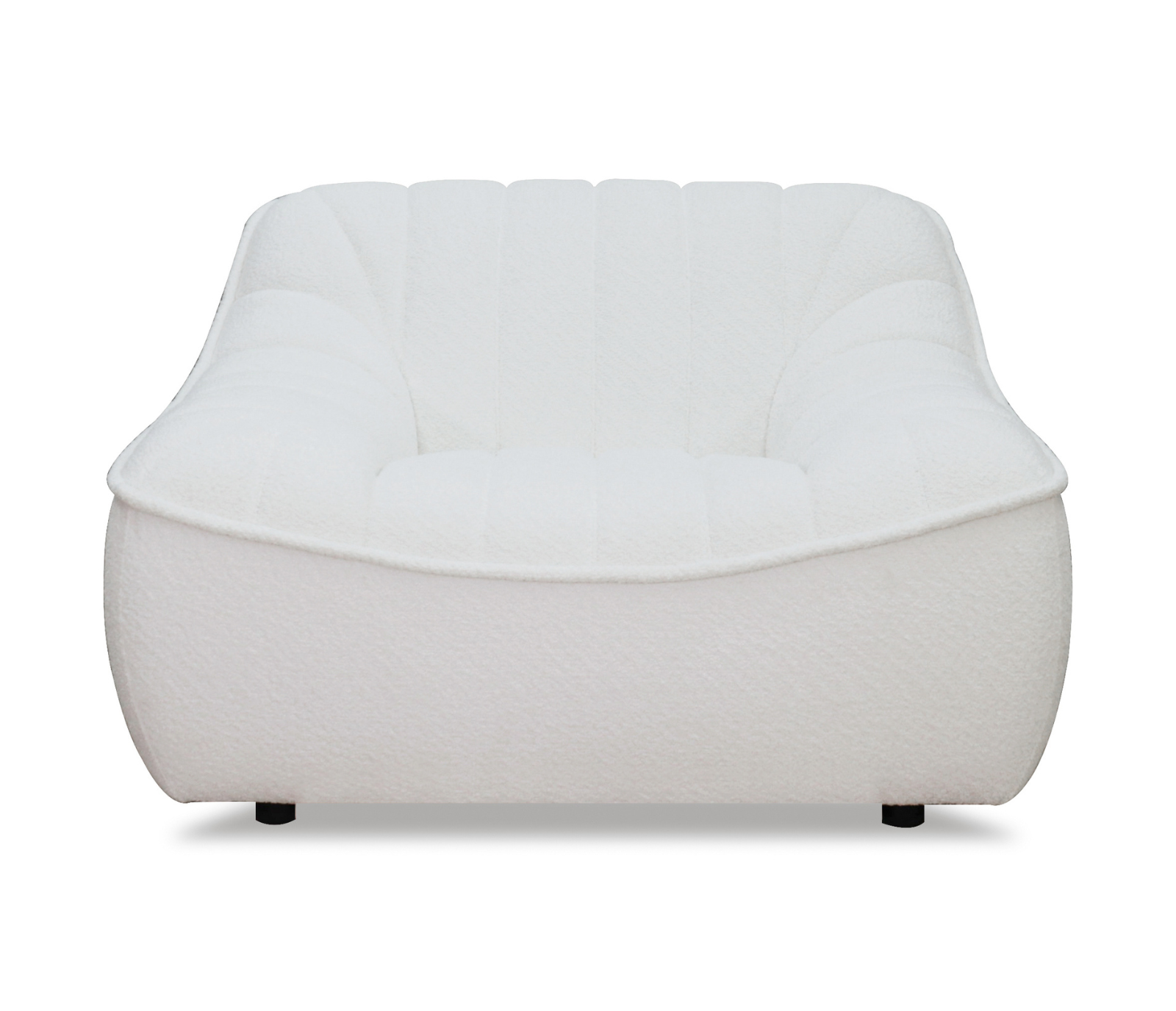 Chanel Chair - Ivory Boucle Fabric