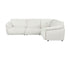 Nimbus 4 Piece Sectional - Cream Tweed Fabric