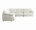 Nimbus 5 Piece Sectional - Cream Tweed Fabric