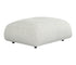 Nimbus Ottoman w/ Casters - Cream Tweed Fabric