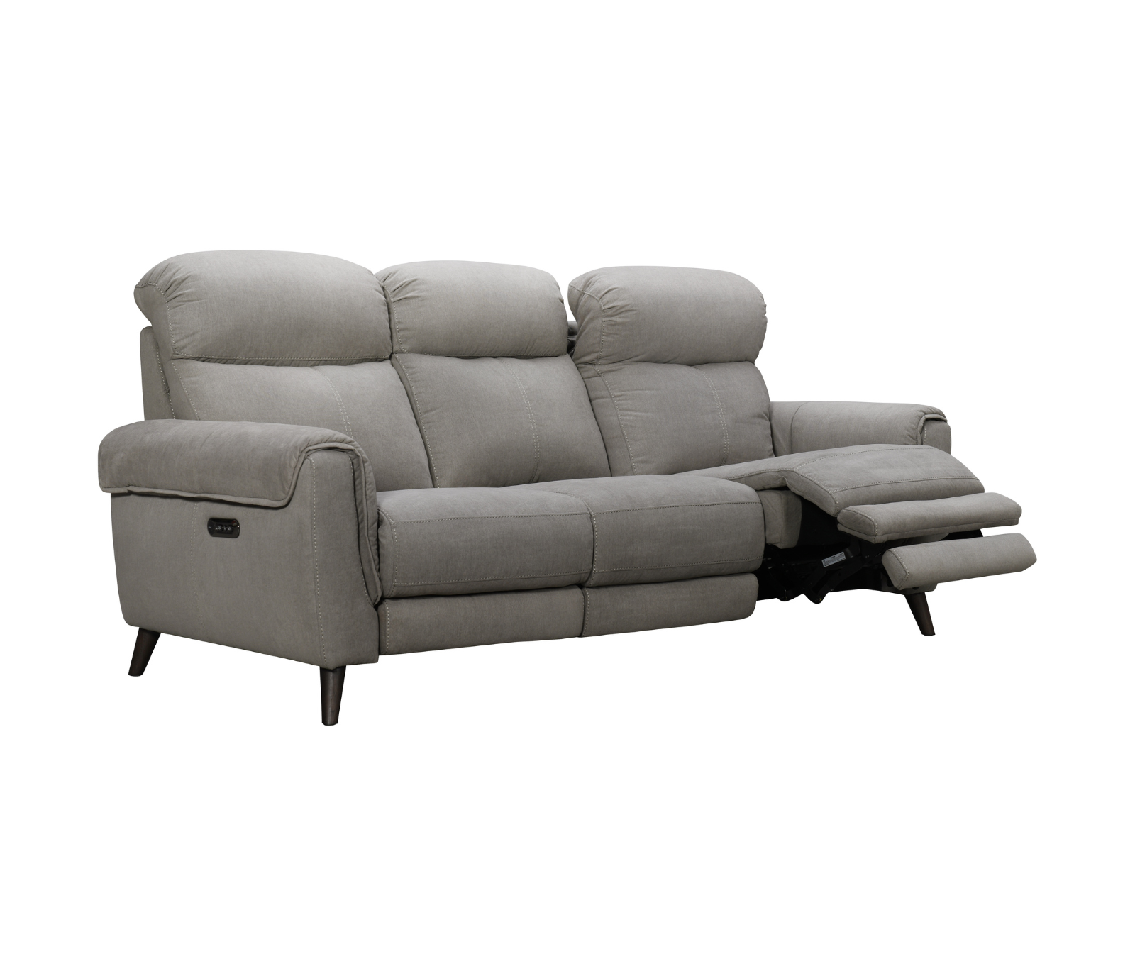 Noma Sofa - Power Reclining w/ Power Headrests - Slate Fabric