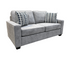 Nordel Condo Sofa - Silver Grey Fabric