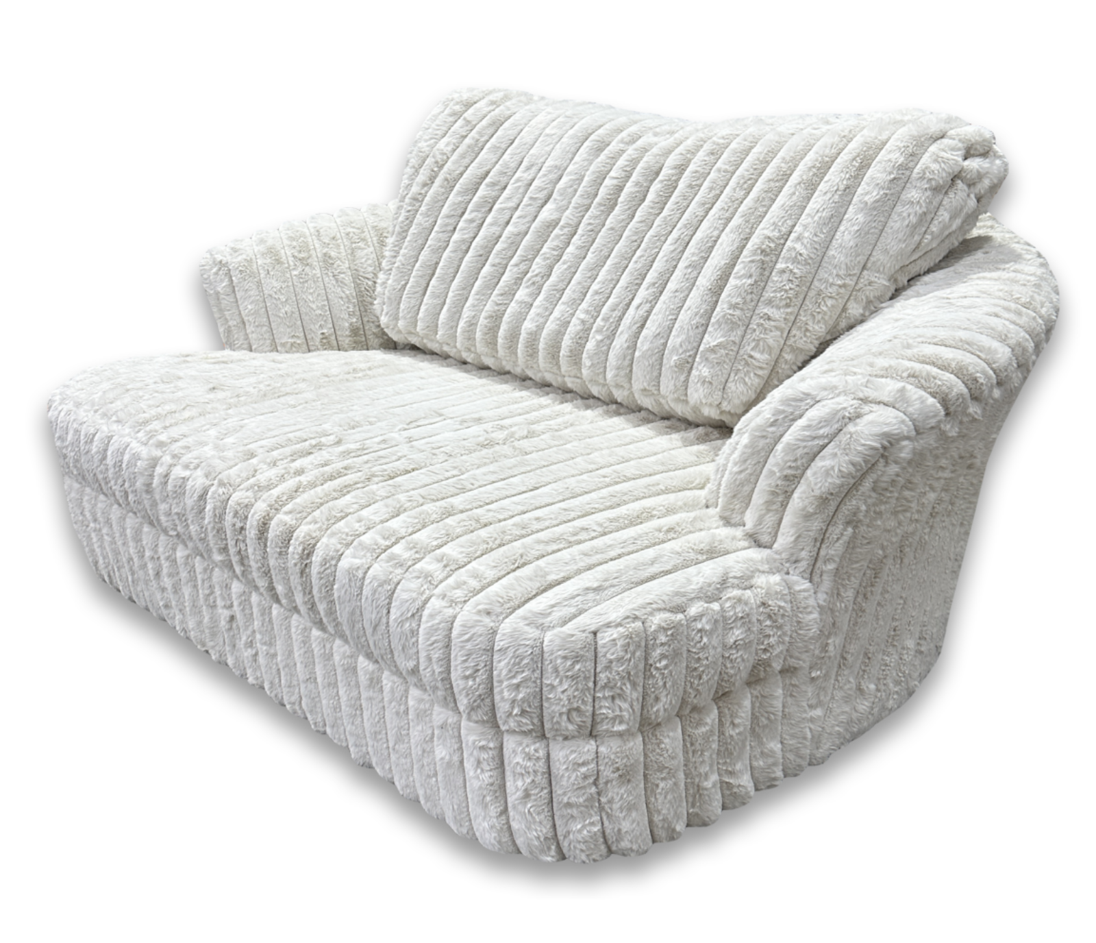 Nuge Oversized Swivel Chair - Fabric - Custom