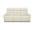 Odin Sofa - Power Reclining w/ Manual Headrest - Pearl White Leather