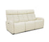Odin Sofa - Power Reclining w/ Manual Headrest - Pearl White Leather