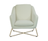 Olivia Accent Chair - Ivory Boucle Fabric