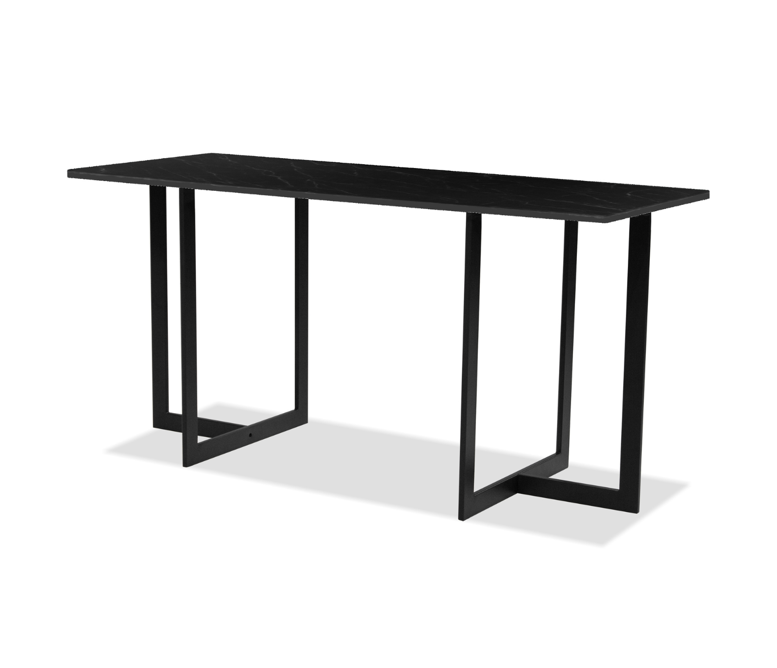 Onix Desk/Console Table - Black/Black