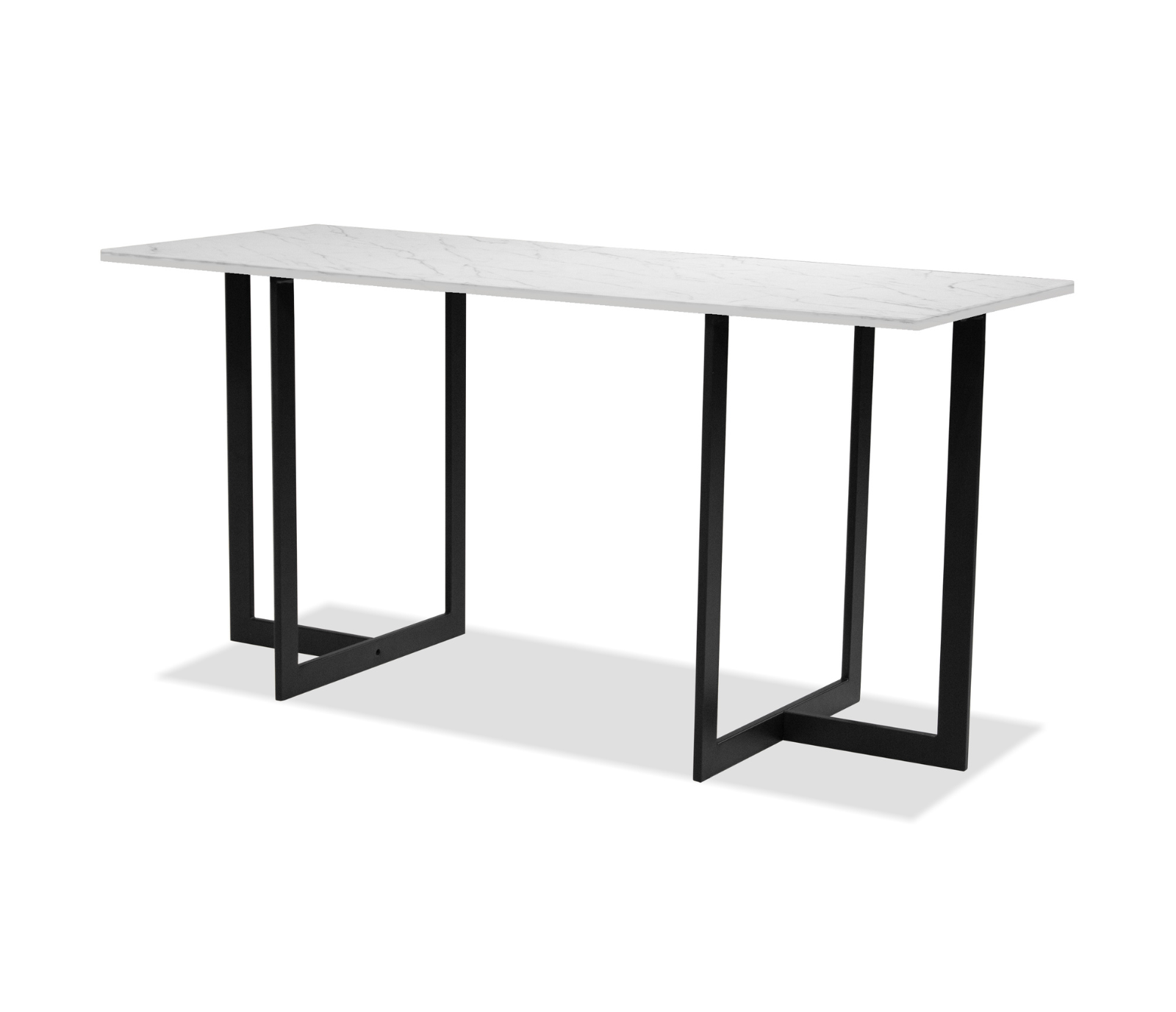 Onix Desk/Console Table - White/Black